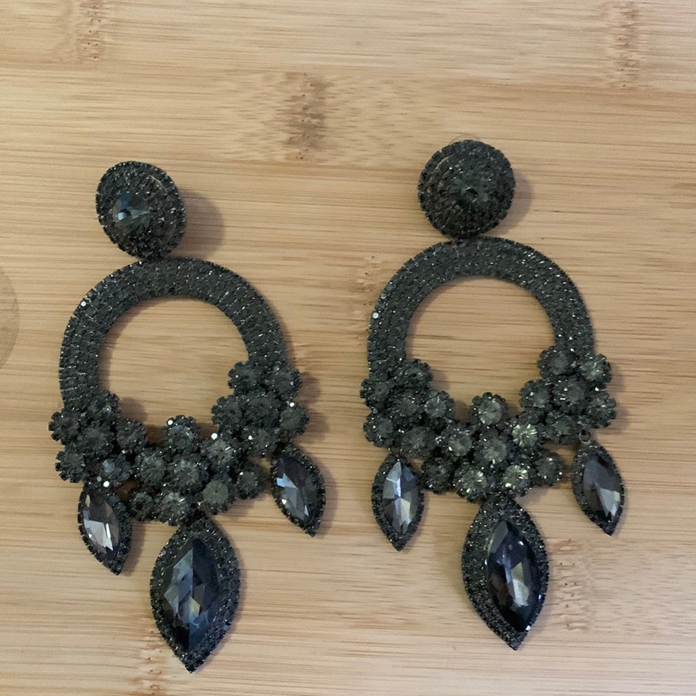 Crown Couture pageant earrings worn once
